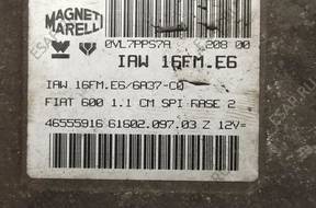 БЛОК УПРАВЛЕНИЯ fiat seicento 1.1   46555916