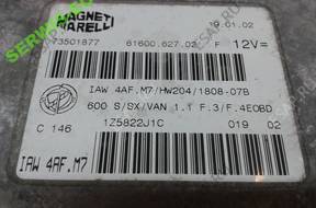 БЛОК УПРАВЛЕНИЯ FIAT SEICENTO 1.1 735018107 IAW4AF.M7