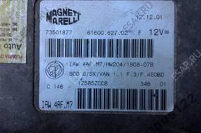 БЛОК УПРАВЛЕНИЯ FIAT SEICENTO 1.1 IAW 4AF.M7 73501877