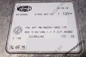 БЛОК УПРАВЛЕНИЯ FIAT SEICENTO 1.1 iaw4af.m9 55183580