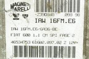 БЛОК УПРАВЛЕНИЯ   FIAT SEICENTO IAW16FM.E6