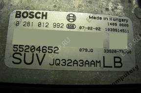 БЛОК УПРАВЛЕНИЯ FIAT  SX4 55204652 0281012992