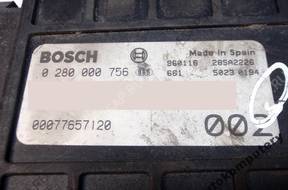 БЛОК УПРАВЛЕНИЯ FIAT TIPO UNO 1.4 00077657120 0280000756