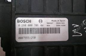 БЛОК УПРАВЛЕНИЯ FIAT UNO 1.1 JEDNOPUNKT 0280000706