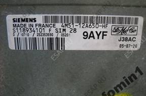 БЛОК УПРАВЛЕНИЯ   FOCUS 1.6 16V 4M51-12A650-HF