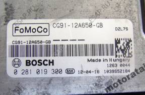 БЛОК УПРАВЛЕНИЯ FORD 0281019300 CG9112A650GB FOMOCO