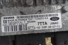 БЛОК УПРАВЛЕНИЯ FORD  1 4 TDCI SIMENS 7S6112A650EA