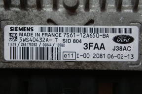 БЛОК УПРАВЛЕНИЯ FORD 1.4TDCI 5WS40432A-T 7S61-12A650-BA