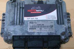 БЛОК УПРАВЛЕНИЯ FORD 1.6  0281012486 5M5112A650LB 6BUB
