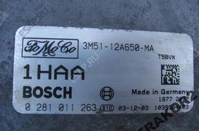 БЛОК УПРАВЛЕНИЯ FORD 1.6 TDCI 0281011263 1HAA 3M5112A650