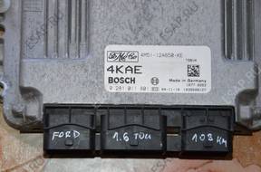 БЛОК УПРАВЛЕНИЯ FORD 1.6 TDCI 4M5112A650-KE 0281011801
