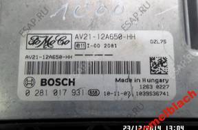 БЛОК УПРАВЛЕНИЯ FORD 1.6 TDCI AV21-12A650-HH
