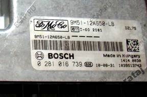 БЛОК УПРАВЛЕНИЯ FORD 1.6TDCI 0281016739   9M5112A650LB