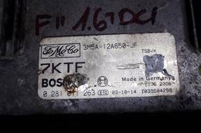 БЛОК УПРАВЛЕНИЯ FORD 1.6TDCI 3m5a12a650jf 0281011263 7ktf