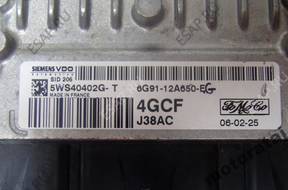 БЛОК УПРАВЛЕНИЯ FORD 5WS40402GT 6G9112A650EG SID206