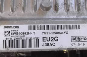 БЛОК УПРАВЛЕНИЯ ford 5ws40592h-t, 7g91-12a650-yg