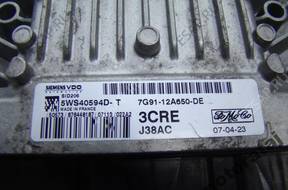 БЛОК УПРАВЛЕНИЯ FORD 5WS40594DT 7G9112A650DE 3CRE SID206