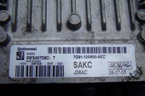 БЛОК УПРАВЛЕНИЯ FORD 5WS40709CT 7G9112A650AKC SAKC SID206