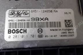 БЛОК УПРАВЛЕНИЯ ford 6M51-12A650-NA, 0281011701