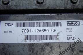 БЛОК УПРАВЛЕНИЯ FORD 7G91-12A650-CE 7BXE ESU-415 FOMOCO