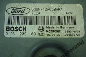 БЛОК УПРАВЛЕНИЯ FORD BOSCH 0261209109 6G9N-12A650-PA 7EEA