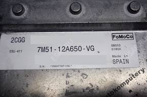 БЛОК УПРАВЛЕНИЯ FORD C-MAX 2.0 7m5112a650vg esu411 2cgg