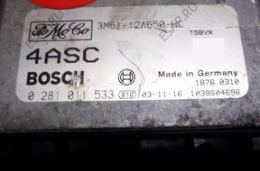 БЛОК УПРАВЛЕНИЯ FORD C-MAX 3m5112a650hc 0281011533 4asc