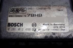 БЛОК УПРАВЛЕНИЯ FORD C-MAX 5m5112a650tb 0281012488 7bhb