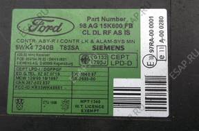БЛОК УПРАВЛЕНИЯ ford cougar   МОДУЛЬ 98AG15K600FB