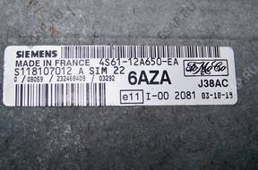 БЛОК УПРАВЛЕНИЯ Ford Fiesta 03 MK6 1.4 16V   4S61