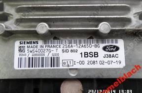 БЛОК УПРАВЛЕНИЯ FORD FIESTA 1.4 TDCI MK 7 2S6A-12A650-BG