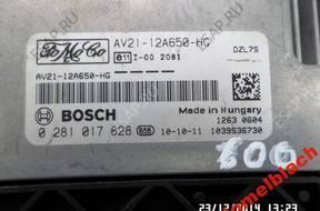 БЛОК УПРАВЛЕНИЯ FORD FIESTA 1.6 TDCI AV21-12A650-HG