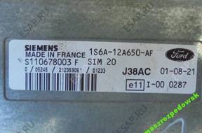 БЛОК УПРАВЛЕНИЯ   FORD FIESTA 1S6A-12A650-AF