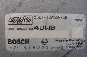 БЛОК УПРАВЛЕНИЯ FORD FIESTA 5s6112a650gb 0281011612 4dwb