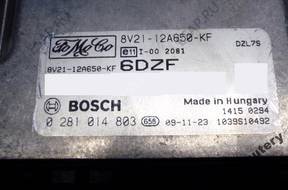БЛОК УПРАВЛЕНИЯ FORD FIESTA 8v2112a650kf 0281014803 6dzf