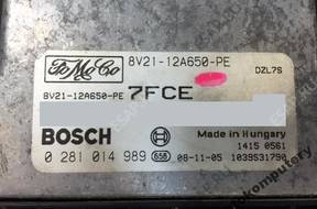 БЛОК УПРАВЛЕНИЯ FORD FIESTA 8v2112a650pe 0281014989 7fce