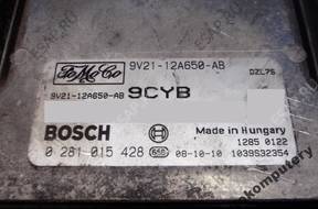 БЛОК УПРАВЛЕНИЯ FORD FIESTA 9v2112a650ab 0281015428 9cyb