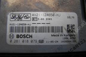 БЛОК УПРАВЛЕНИЯ FORD FIESTA AV21-12A650-HJ 0281018079