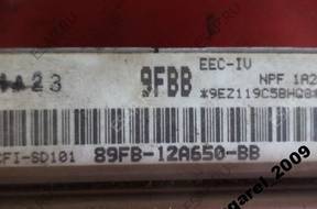 БЛОК УПРАВЛЕНИЯ FORD FIESTA ESCORT 89FB12A650BB 9FBB