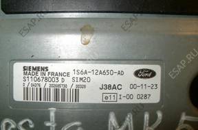 БЛОК УПРАВЛЕНИЯ FORD FIESTA MK5 1.25 16V 2001 год 1S6A12A650AD