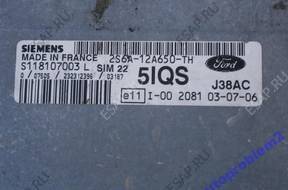 БЛОК УПРАВЛЕНИЯ Ford Fiesta mk6 Fusion 1.4  5IQS Sid 210