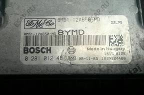 БЛОК УПРАВЛЕНИЯ FORD FOCUS 0281012487 8M5112A650MD 8YMD