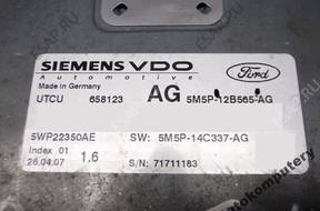 БЛОК УПРАВЛЕНИЯ FORD FOCUS 1.6 5m5p12b565ag 5wp22350ae