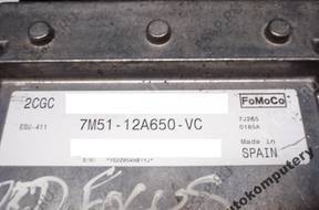 БЛОК УПРАВЛЕНИЯ FORD FOCUS 1.8 7m5112a650vc 2cgc esu411