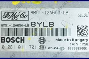 БЛОК УПРАВЛЕНИЯ FORD FOCUS C-MAX 1.6 TDCI 0281011701 8YLB