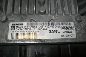 БЛОК УПРАВЛЕНИЯ   FORD FOCUS II 4M5112A650JL 3ANL