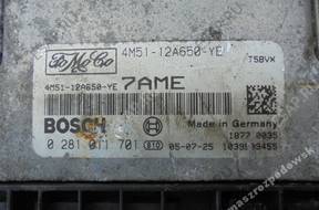 БЛОК УПРАВЛЕНИЯ   FORD FOCUS MK2  4M51-12A650-YE