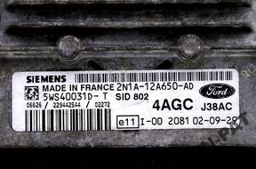 БЛОК УПРАВЛЕНИЯ FORD FUSION 1.4 TDCI 2N1A-12A650-AD 4AGC