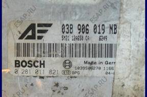 БЛОК УПРАВЛЕНИЯ FORD GALAXY 1.9 0281011821 038906019NB