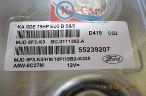 БЛОК УПРАВЛЕНИЯ Ford Ka 1.3 75HP 55239207 MJD8F2.K3